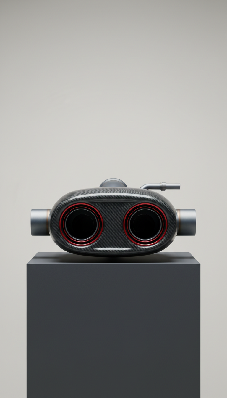 Carbon fiber performance exhaust system