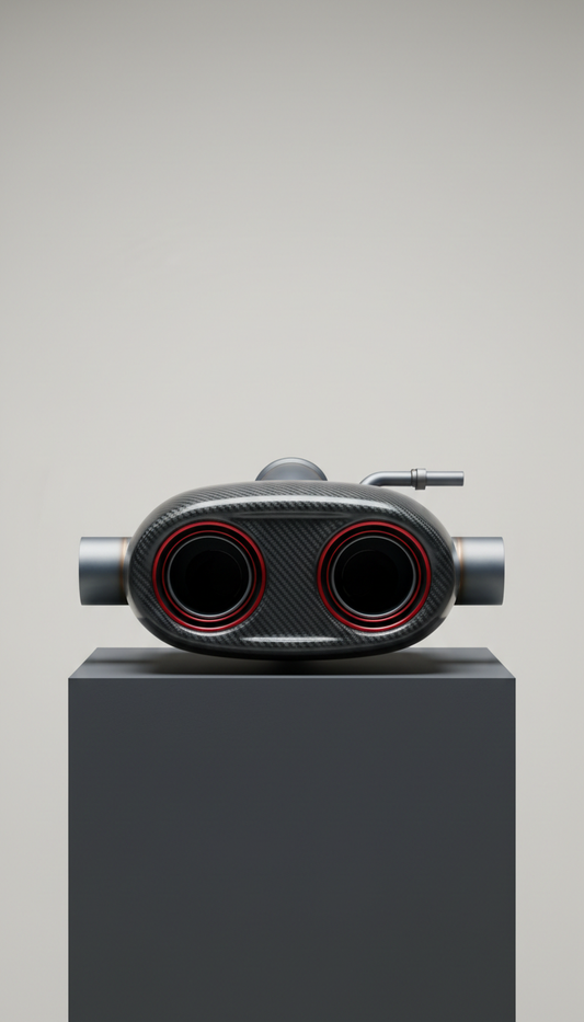 Carbon fiber performance exhaust system